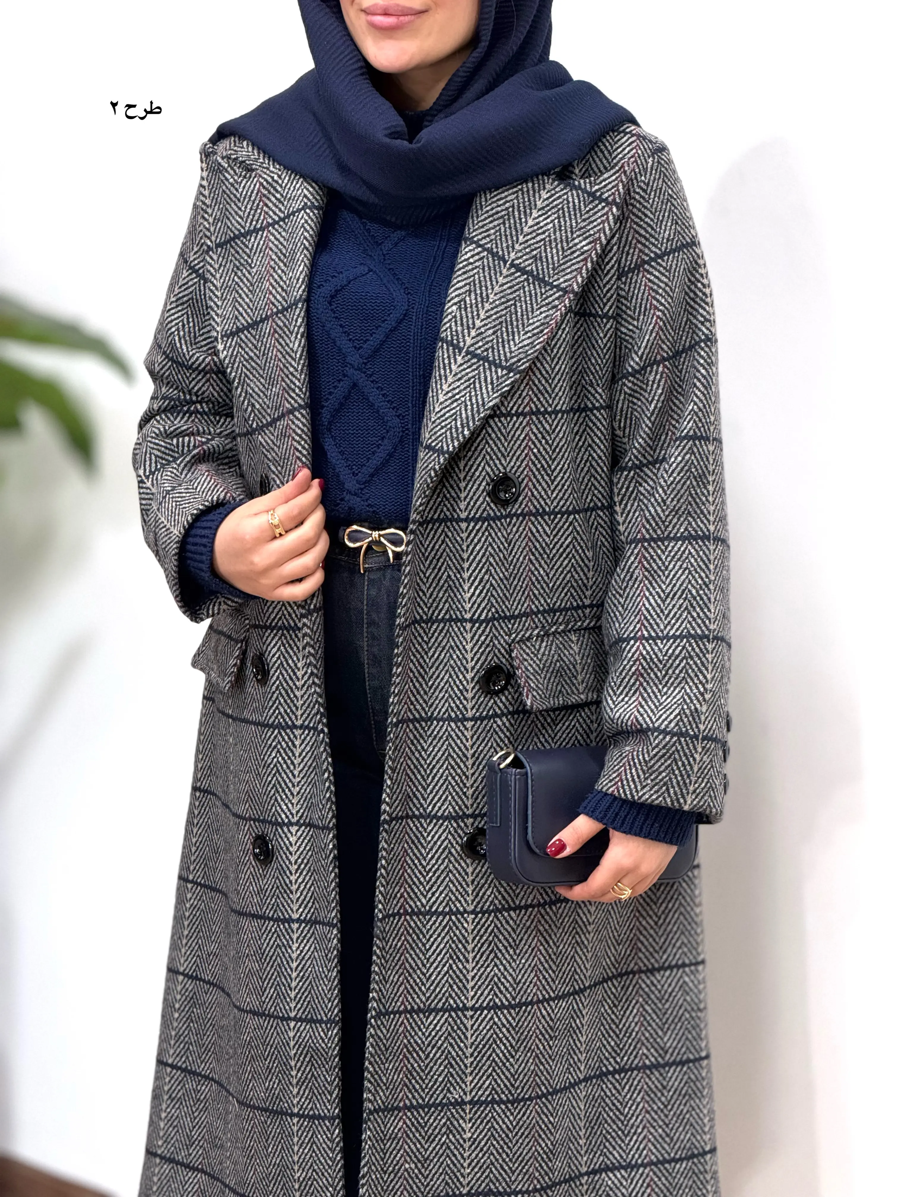 پالتو پشمی آستردار آیسو ناردین